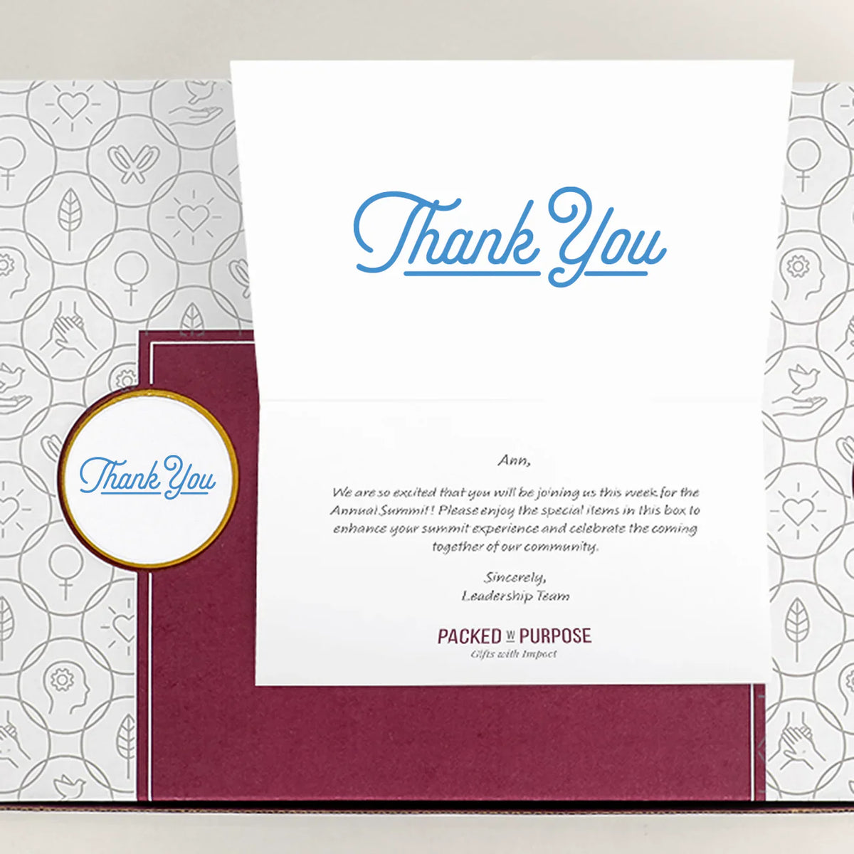 Personalized Gift Card & Box