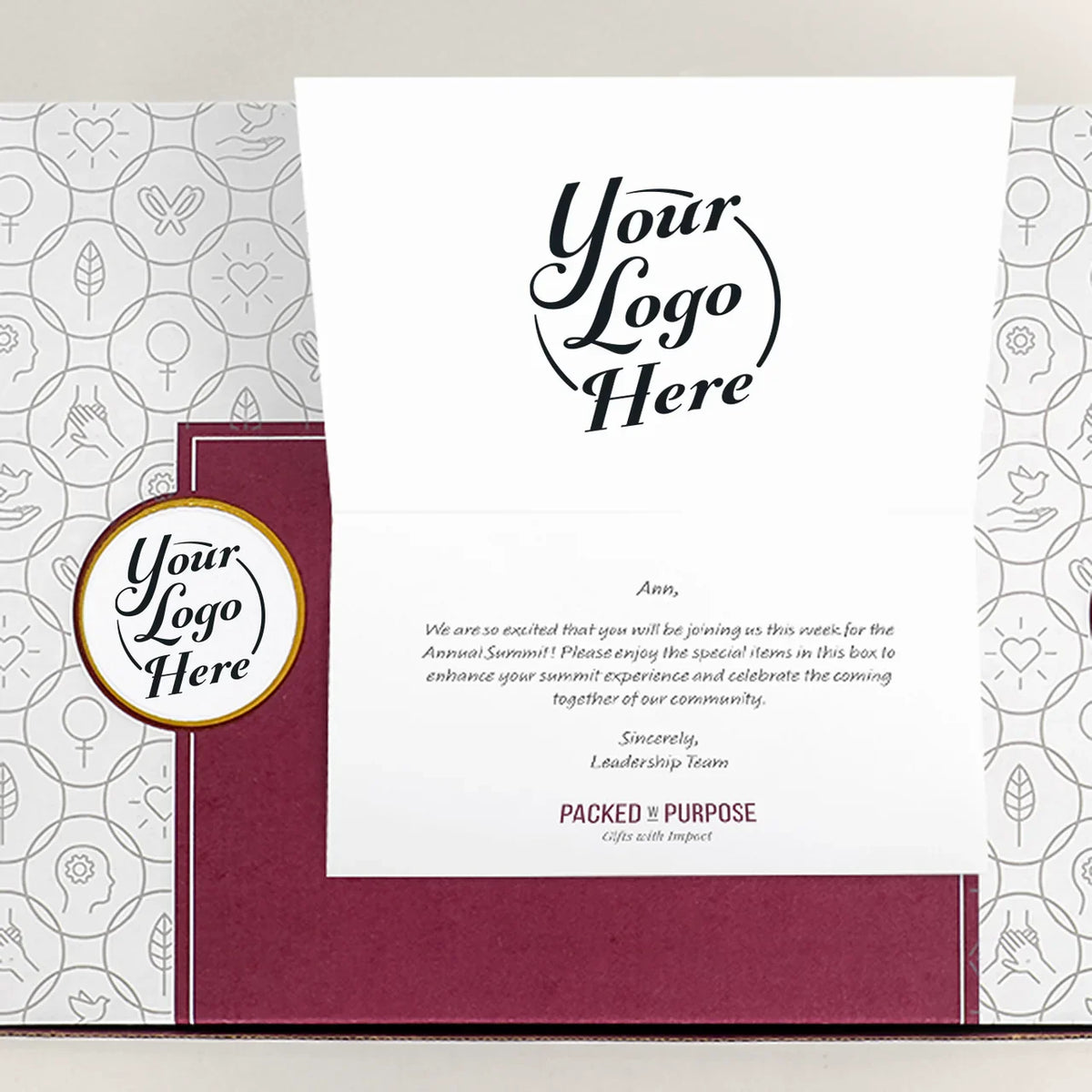 Personalized Gift Card & Box