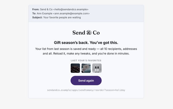 Send again