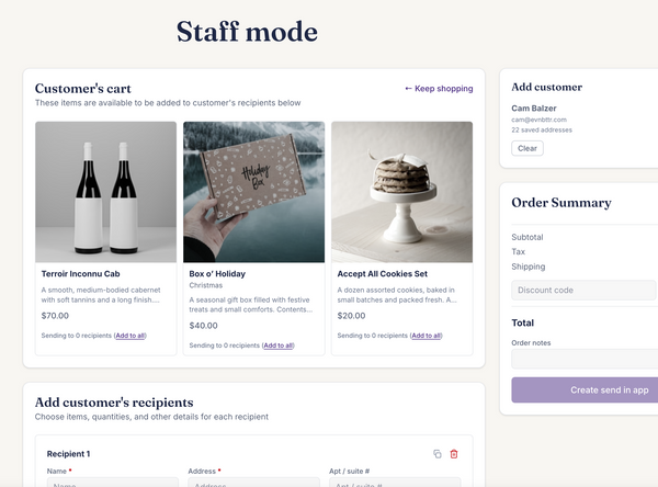 Staff mode